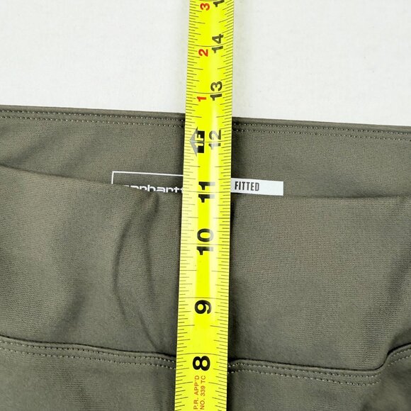 Carhartt Women Force Fitted Lightweight Olive Utility Legging Tall L (12-14) NWT - Picture 9 of 11